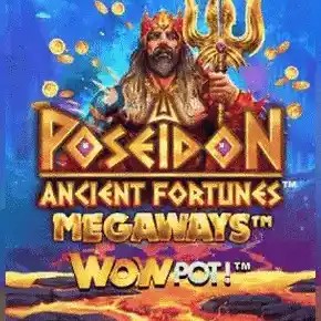 Ancient Fortunes: Poseidon WowPot! MEGAWAYS by Triple Edge Studios, showcased at janusz-casino.de – game logo