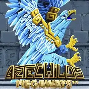Megaways logo of Aztec Wilds Megaways from Iron Dog Studio at Janusz Casino