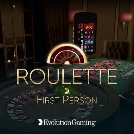 Enjoy First Person Roulette by Evolution – logo hosted on janusz-casino.de
