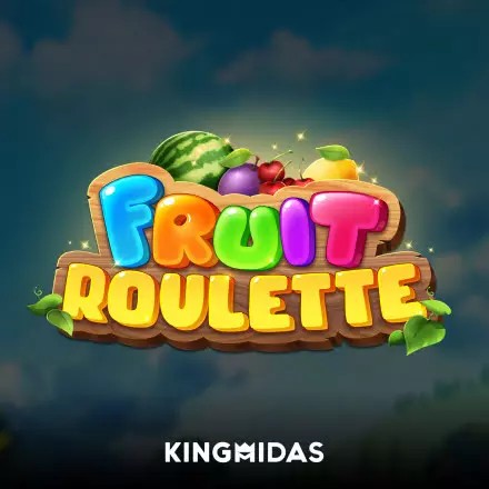 Fruit Roulette slot logo by King Midas at Janusz Casino