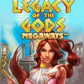 Legacy of Gods Megaways online game logo by Blueprint Gaming on janusz-casino.de