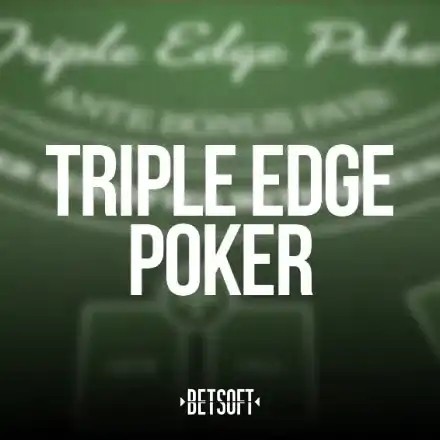 Triple Edge Poker game by Betsoft Gaming – logo hosted on Janusz Casino